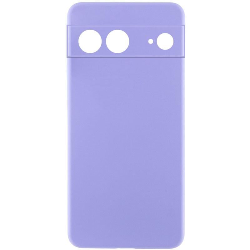 Противоударный чехол Silicone Cover Lakshmi Full Camera (AA) для Google Pixel 8  сиреневый