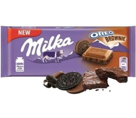 Шоколад Milka Oreo Brownie 100 г (1924819425)