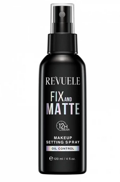 Спрей для макияжа фиксация Revuele Fix and Matte 120 мл (5060565104822) - фото 1