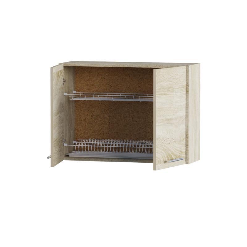 Кухонный модуль Эверест Эко 80 Верх Сушка 800х575х296 мм Сонома/Сонома (ЕКО-303)