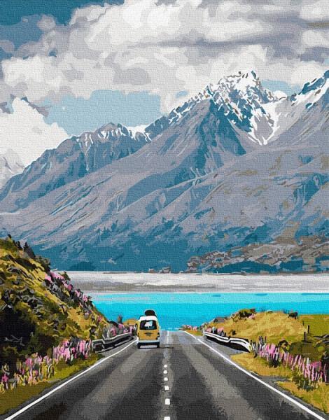 Картина по номерам Brushme Путешествие в горы 40x50 см (GX31640)