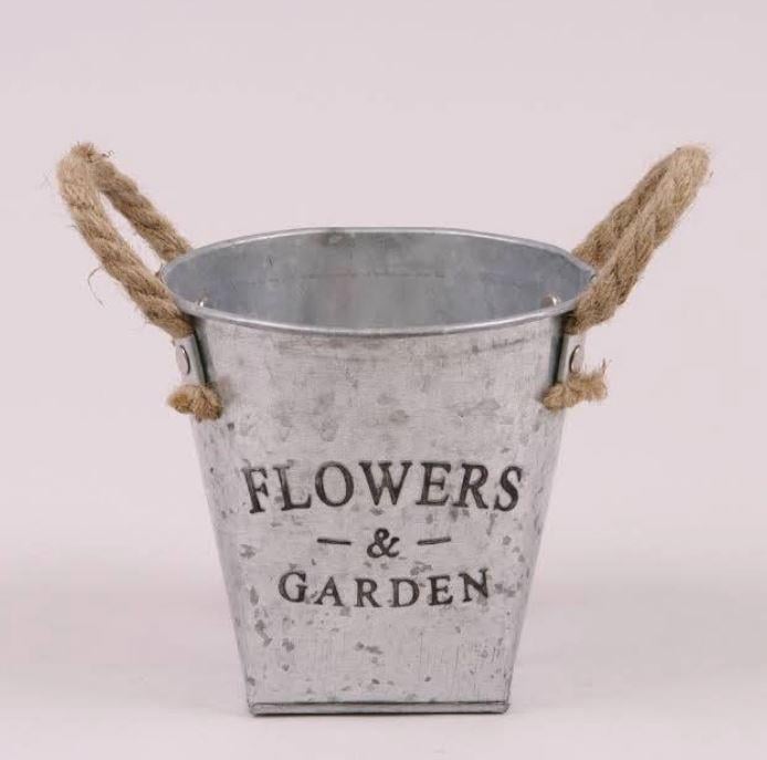Кашпо металлическое Flowers & Garden (37865)