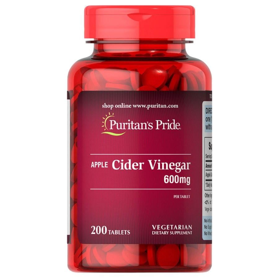 Натуральная добавка Puritan's Pride Apple Cider Vinegar 600 мг 200 таб. (8844)