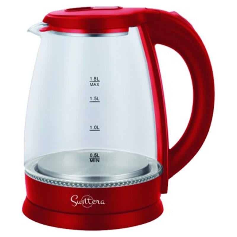 Электрочайник Suntera EKB-322R стеклянный 1,8 л 1500 Вт Red (tf5882)