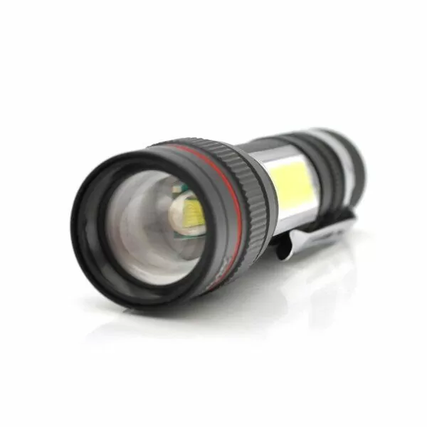 Фонарь ручной аккумуляторный BL-520 XPE+COB Zoom Micro USB (510)