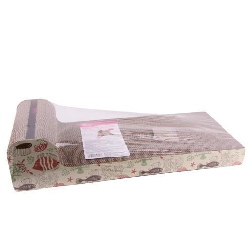 Когтеточка EastlandЛежак с кошачьей мятой для кошек 52x21x12 см