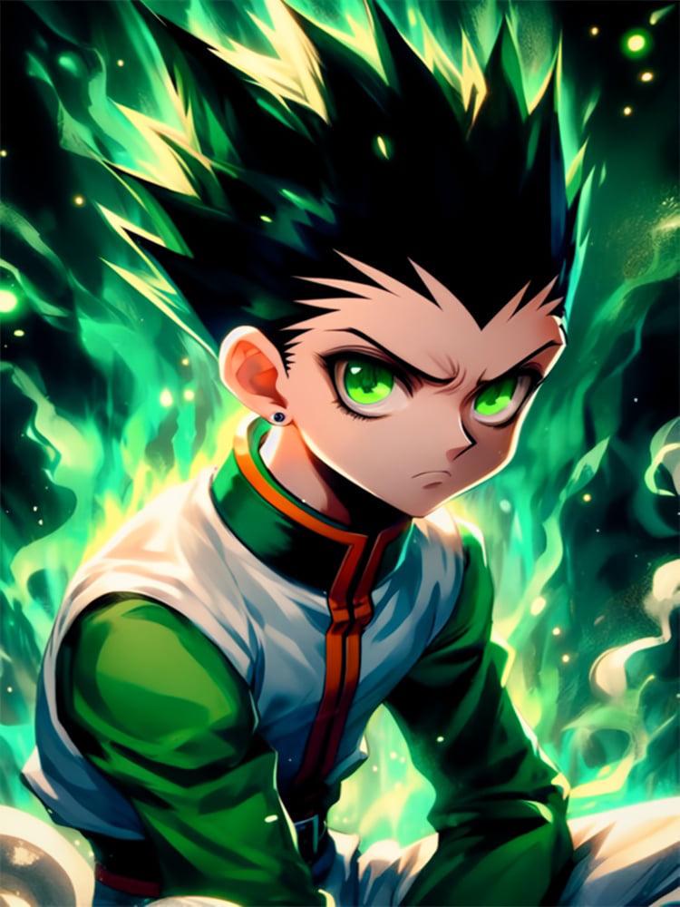 Алмазная мозаика SHLab Аниме Hunter x Hunter Гон Фрикс Вышивка SHS-40352 Полная Выкладка 30x40 см (40352)