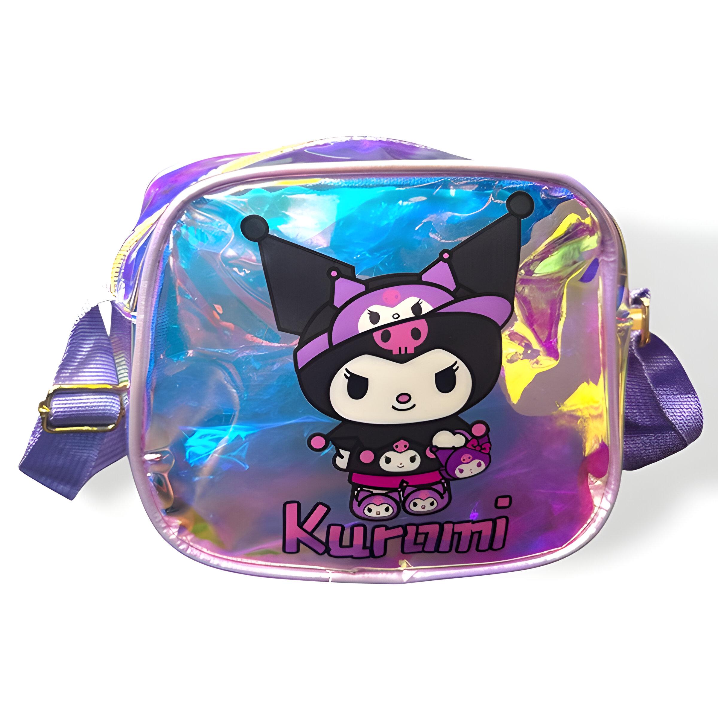 Сумка детская Куроми голографическая 17х15х6 см (24-496) Сумка детская Куроми голографическая 17х15х6 см (24-496)