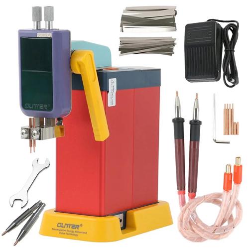 Апарат контактного точкового зварювання для АКБ GLITTER 801H конденсаторний 19,8 кВт Red (799167) - фото 4 Апарат контактного точкового зварювання для АКБ GLITTER 801H конденсаторний 19,8 кВт Red (799167) - фото 4