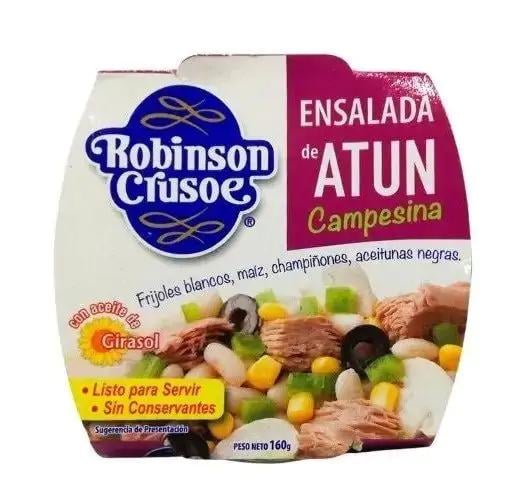 Салат с тунцом Селянский Robinson Crusoe Ensalda Atun Campesina 160 г