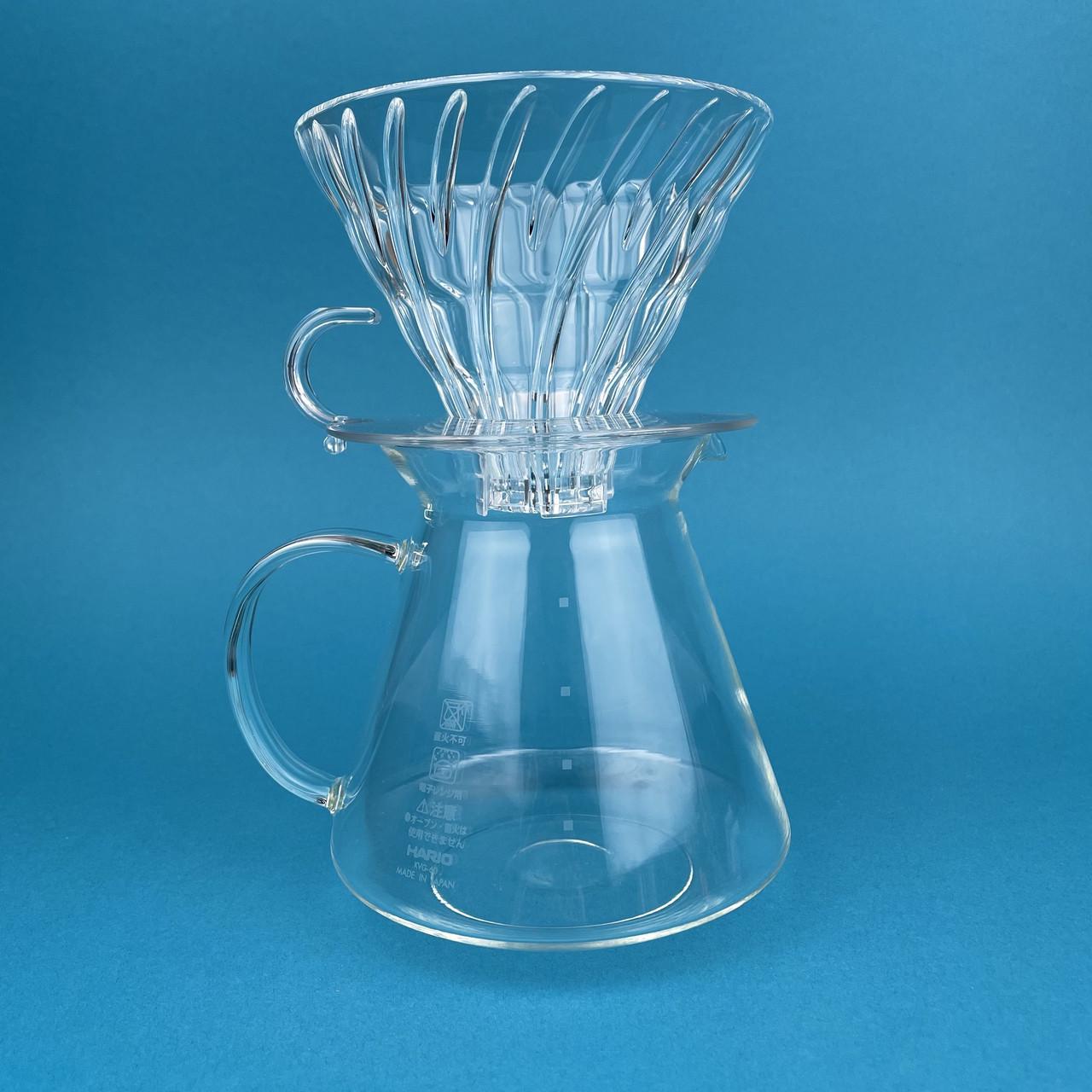 Набір Hario V60 Glass 02 (20095467) - фото 2 Набір Hario V60 Glass 02 (20095467) - фото 2