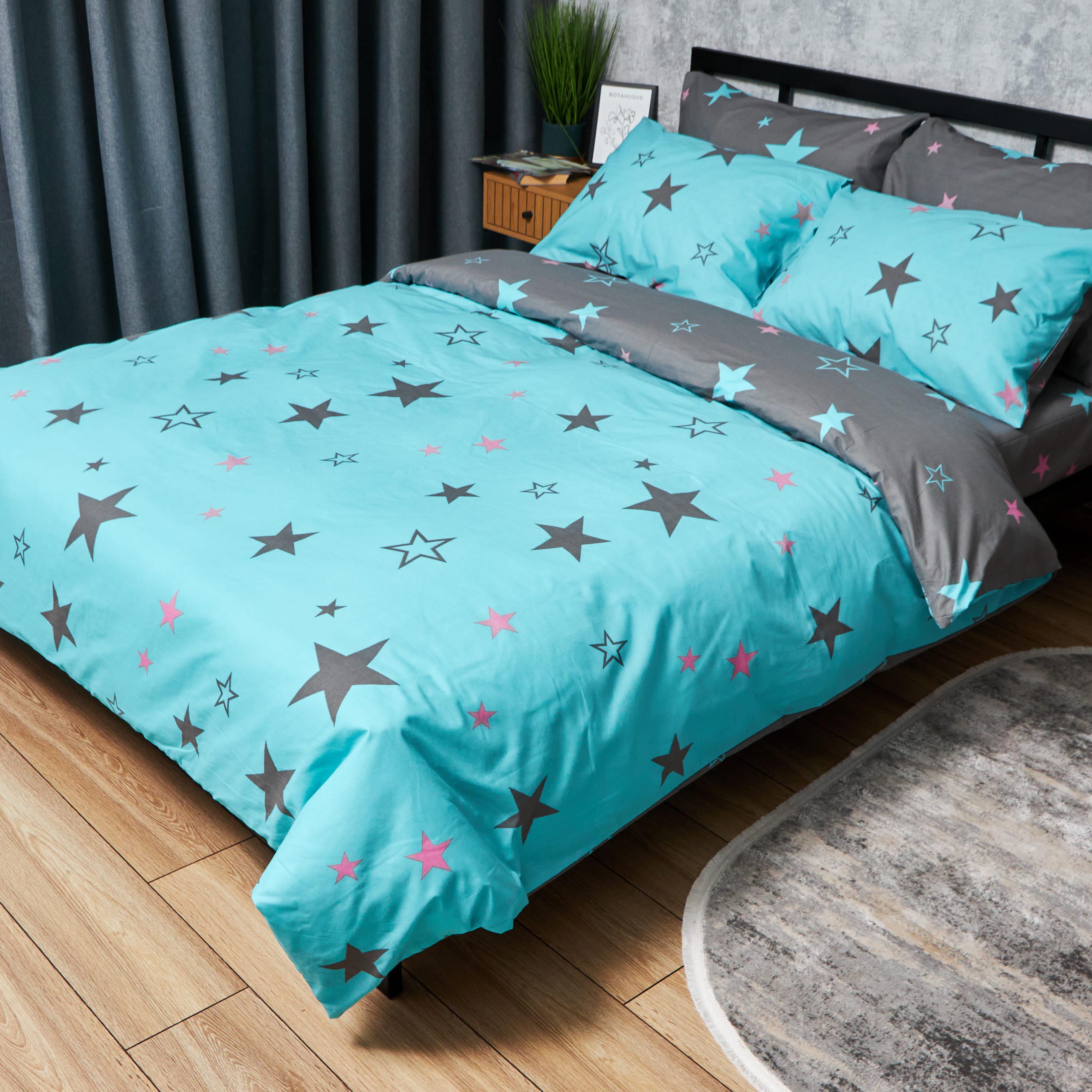 Пододеяльник Moon&Star Gold Люкс Starry Skies бязь полуторный 143x210 см (MS-870000745)