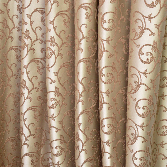 Ткань портьерная жаккардовая IDEIA Есмиральда V-102 3,0 м Бежевый (2200004164175)