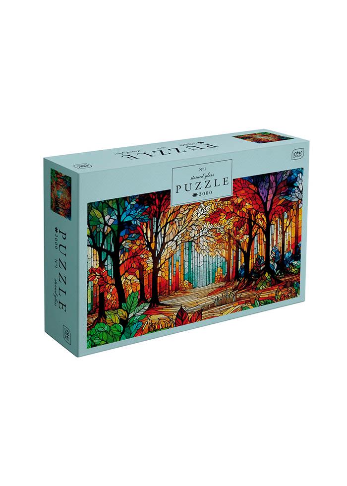 Пазлы трехслойные InterDRUK Stained Glass 1 2000 шт. (385000)