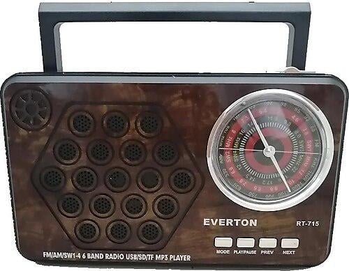 Радиоприемник с фонариком Everton RT-715 Bluetooth/FM/USB/SD