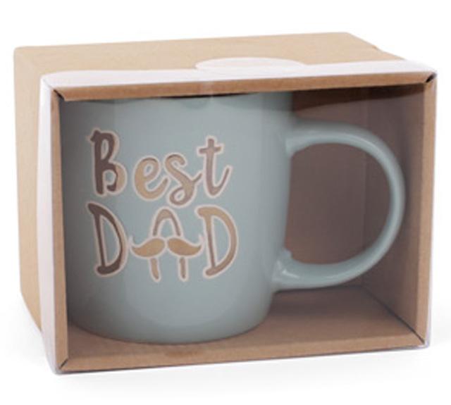 Чашка керамическая Best Dad 320 мл - фото 2