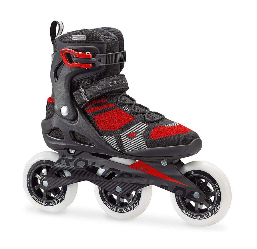 Роликові ковзани Rollerblade MACROBLADE 110 3WD р. 42,5 Чорний/Червоний (UGQ6A190F916F4E.5C - 3)