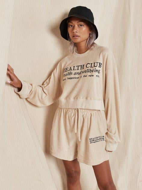 Свитшот Missguided р. 34 Бежевый (CL113720)