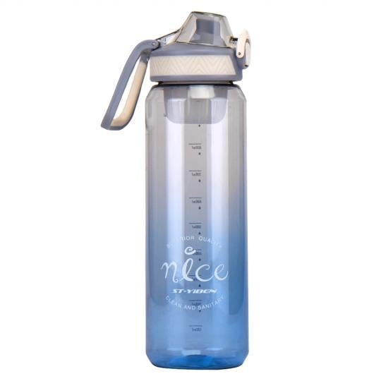 Бутылка для спорта Elisey Like 1000 мл Серо-синий (9110-019)