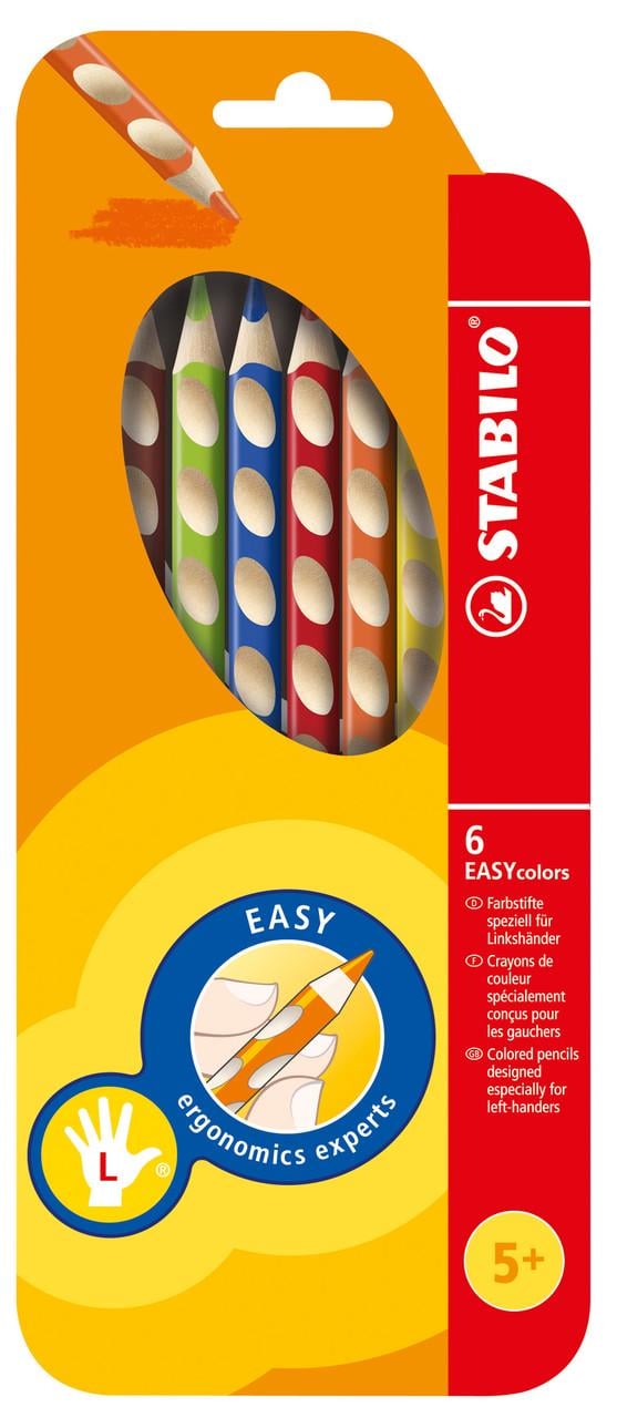 Карандаши для левши Stabilo EASYcolors 6 шт. (290221)