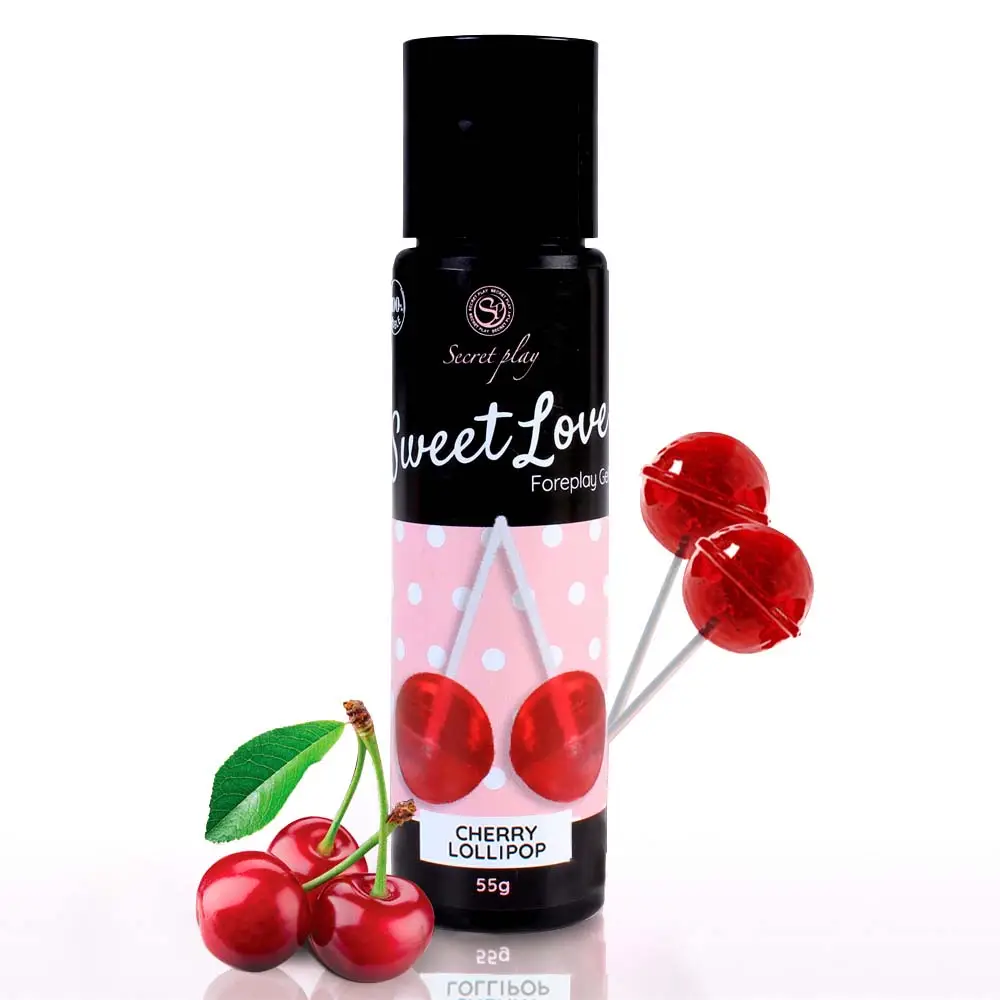 Вкусовой лубрикант Secret Play Cherry Lollipop Sweet Love 60 мл - фото 3