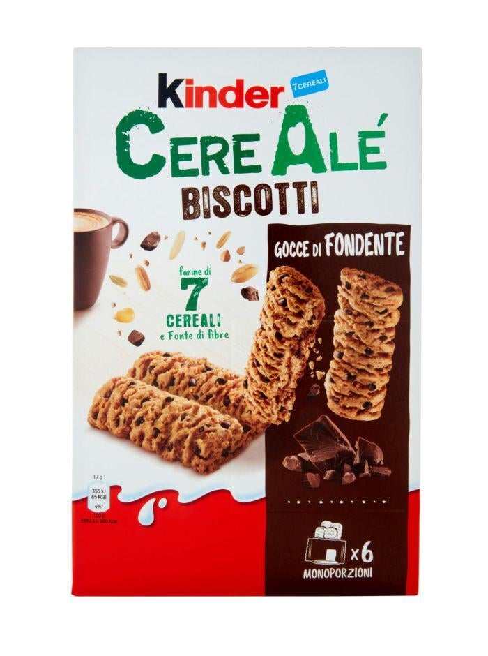 Печенье из 7 злаков Kinder Cereale Biscotti Fondente с шоколадом 204 г