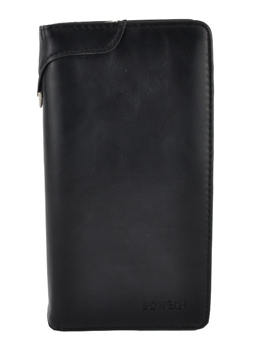 Кошелек мужской Molete 19,5х10,5х2,5 см Черный (М73-2)