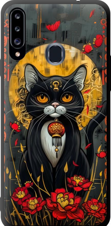 Чехол на Samsung Galaxy A20s A207F China Cat (6134b-1775-42517)