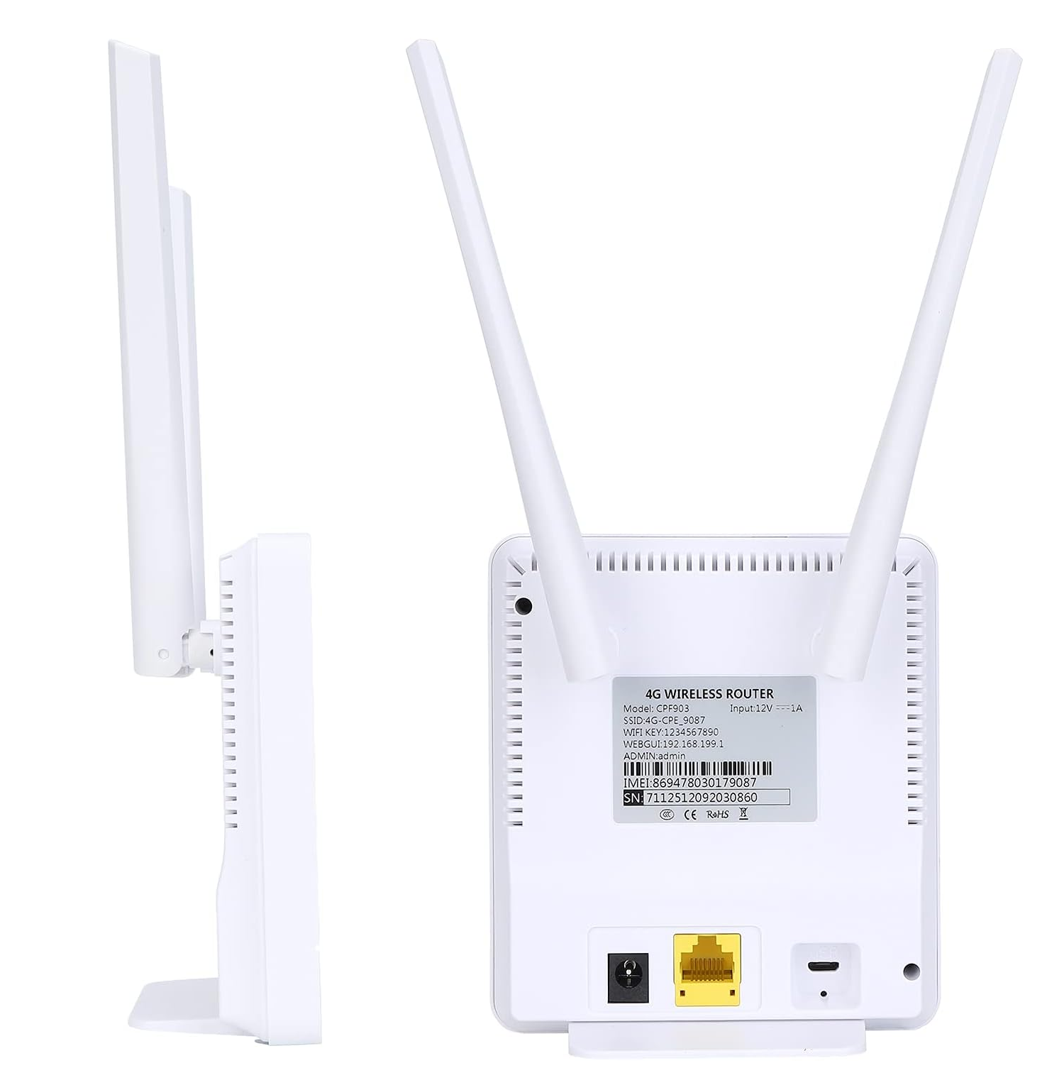 Роутер 4G/WIFI CPE903 LCD бездротовий (8b807a62) - фото 4