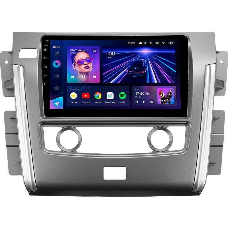Магнітола штатна Teyes CC3 4+32 Gb Nissan Patrol 6 Y62 2010-2020 F2 10" (AR-89336)