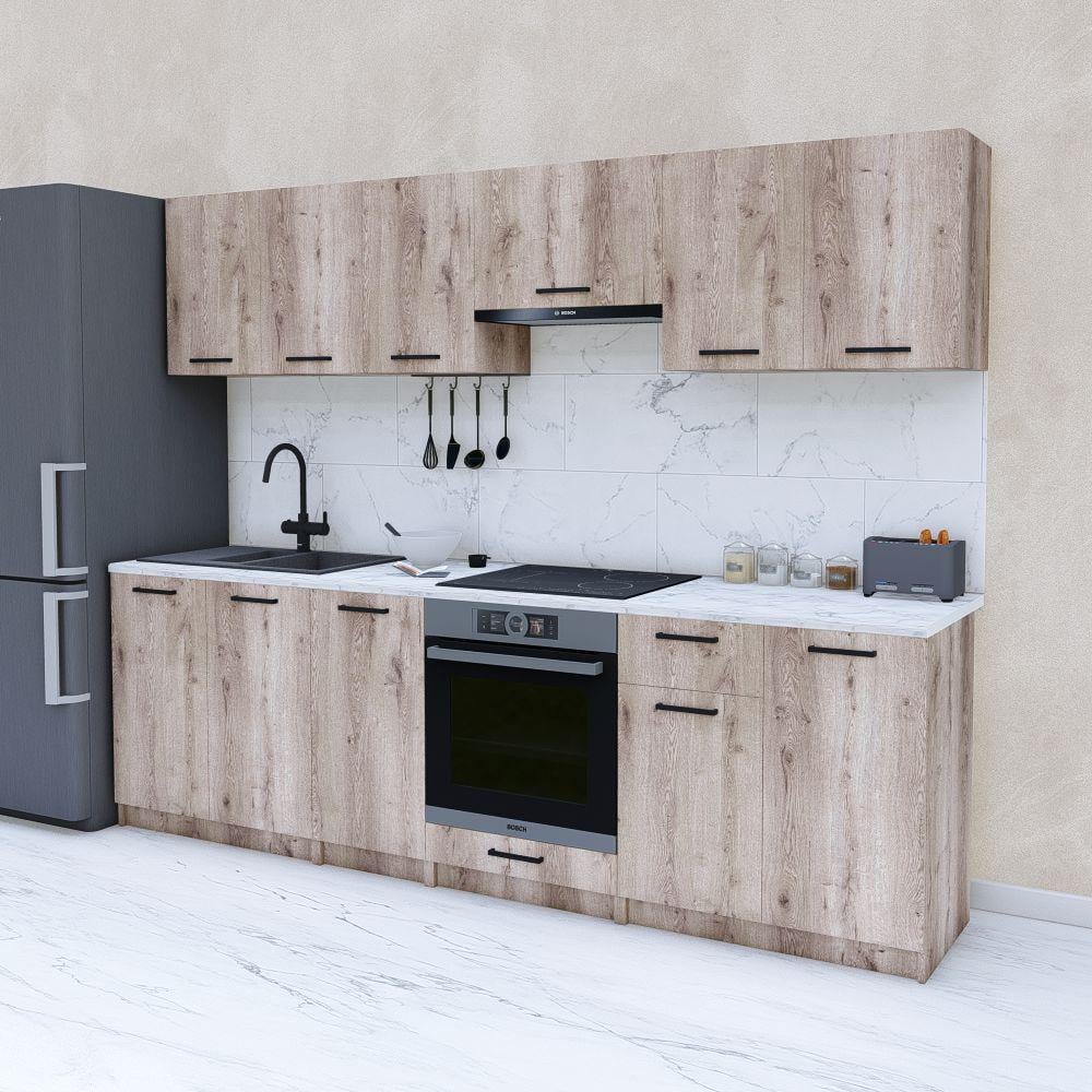 Кухня модульная готовая 2,6 м Аликанте (МП50в)