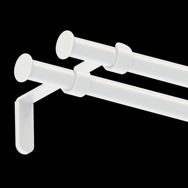 Карниз двойной Mardom Осло металлический 19/19 мм 160 см Белый - фото 3 Карниз двойной Mardom Осло металлический 19/19 мм 160 см Белый - фото 3