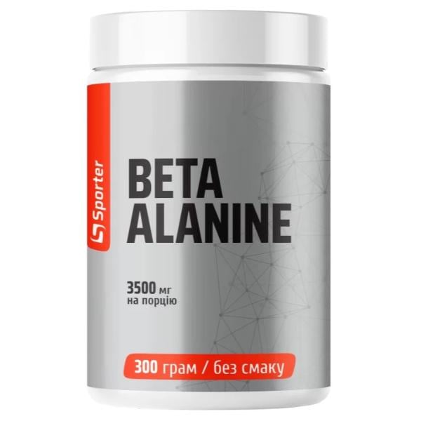 Аминокислота бета-аланин для спорта Sporter Beta-Alanine Powder 300 г/85 порций (28351749)