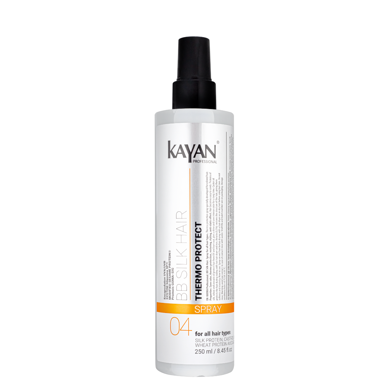 Спрей термозащита для окрашенных волос Kayan Professional BB Silk Hair Spray 250 мл