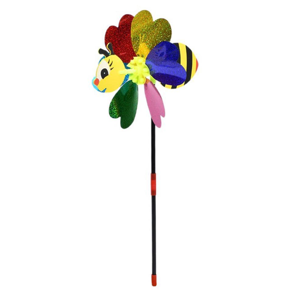 Дитяча іграшка Вітряк Бджола MR 1353-4 Квітка d 20,5/38 см (26130342)