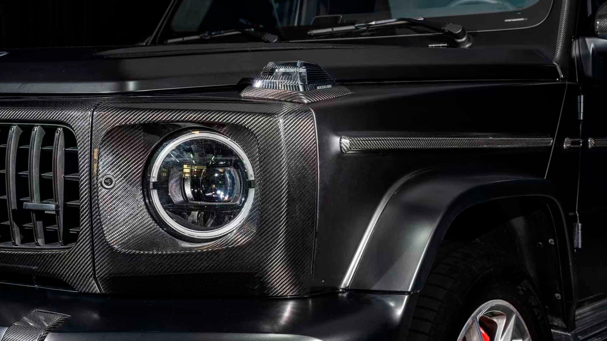 Молдинги DDCarbon для Mercedes G сlass W465 2025- гг. натуральный Карбон (153992)