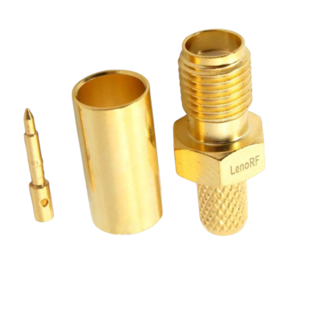 Роз'єм гніздовий високоточний Leno RF RP-SMA для кабелю RG223 1 шт. Золотий (000049089_2) - фото 8 Роз'єм гніздовий високоточний Leno RF RP-SMA для кабелю RG223 1 шт. Золотий (000049089_2) - фото 8