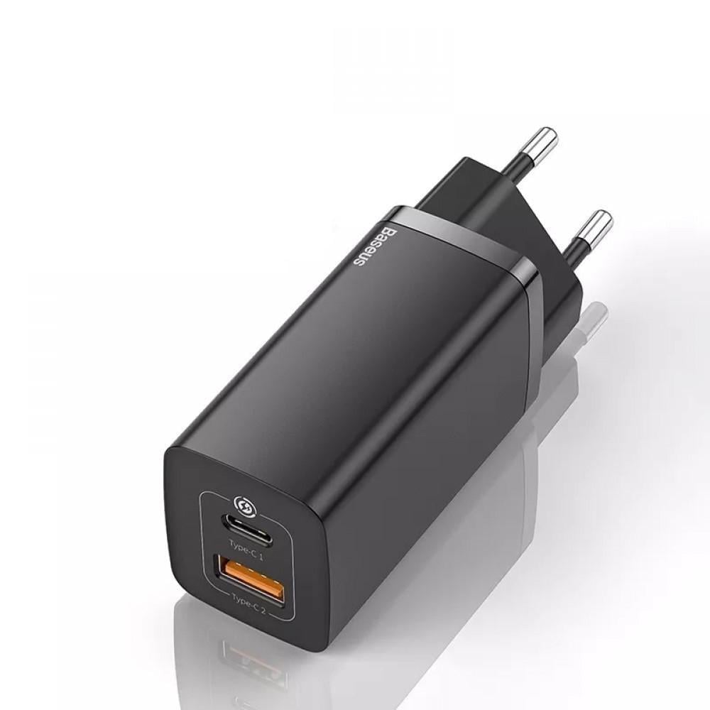 Зарядное устройство для сетевого питания Baseus GaN2 Lite Quick Charger 65W 1 Type-C/1 USB (25397303) Зарядное устройство для сетевого питания Baseus GaN2 Lite Quick Charger 65W 1 Type-C/1 USB (25397303)