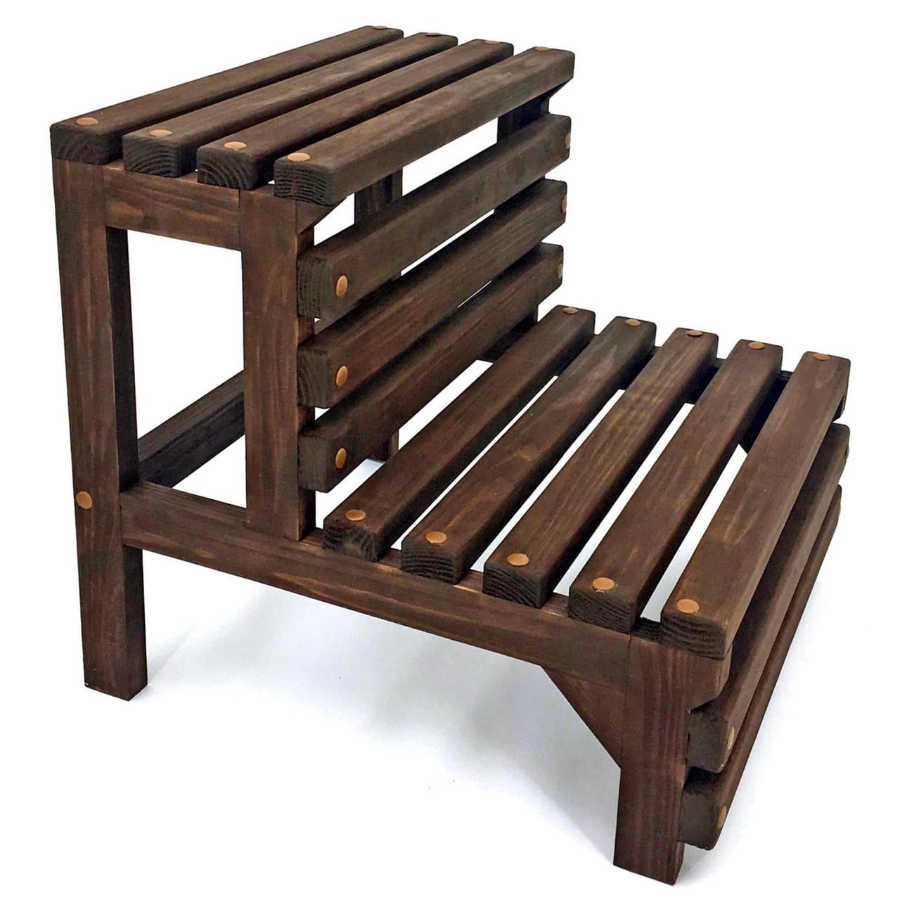 Скамейка-ступенька из дерева Тринити Капучино (ССТ-000609)