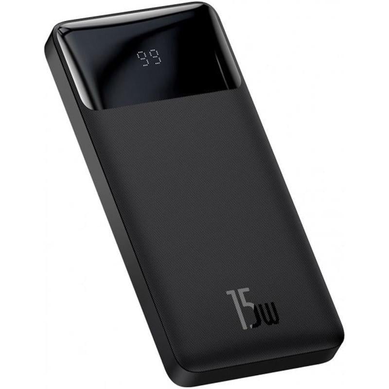 Повербанк BASEUS Bipow Digital Display 10000 mAh 15 W Чорний (PPDML-I01)