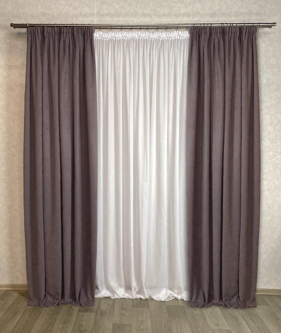 Комплект штор Diamond микровелюр 150х280 см 2 шт. Мокко - фото 1 Комплект штор Diamond микровелюр 150х280 см 2 шт. Мокко - фото 1