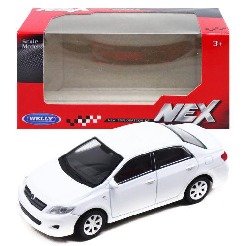 Машина металлическая Toyota Corolla 1:43 White (195402)