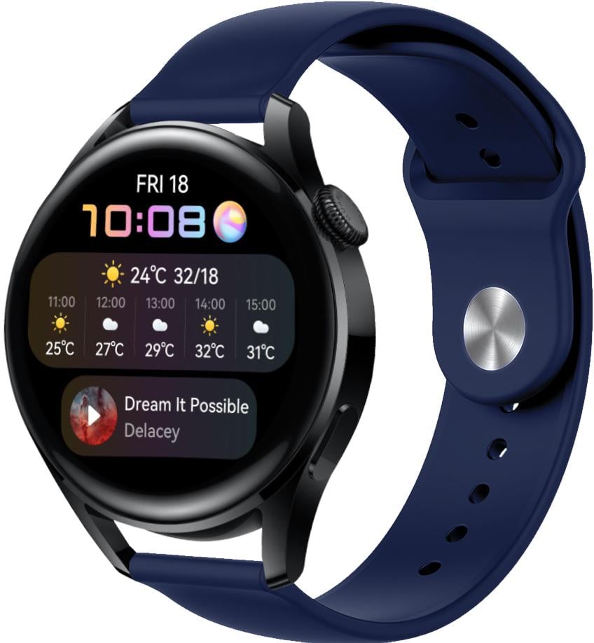 Ремешок Base для Huawei Watch 3 Dark Blue (22558-5D)