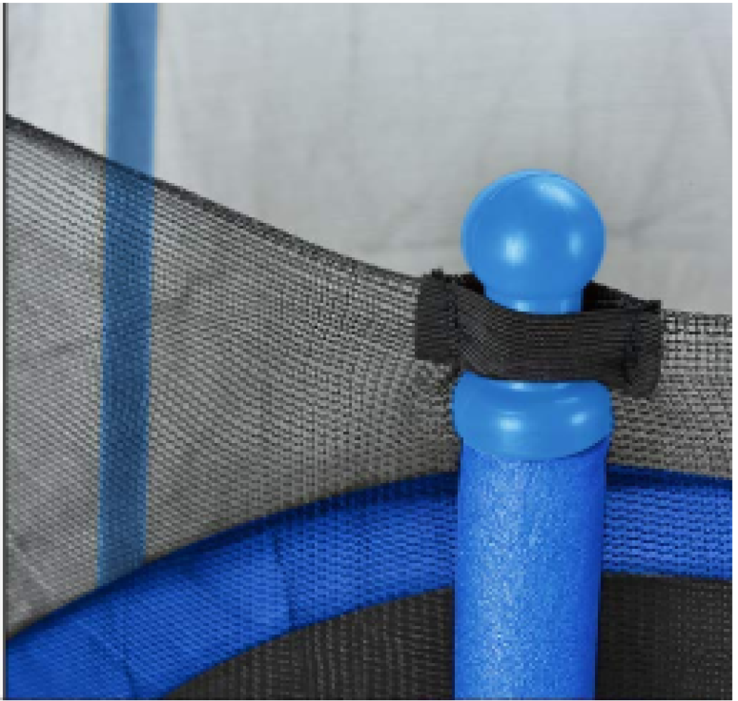 Батут детский Atleto с защитной сеткой на металлических опорах 152 см Синий (132-76-21000101) - фото 8 Батут детский Atleto с защитной сеткой на металлических опорах 152 см Синий (132-76-21000101) - фото 8