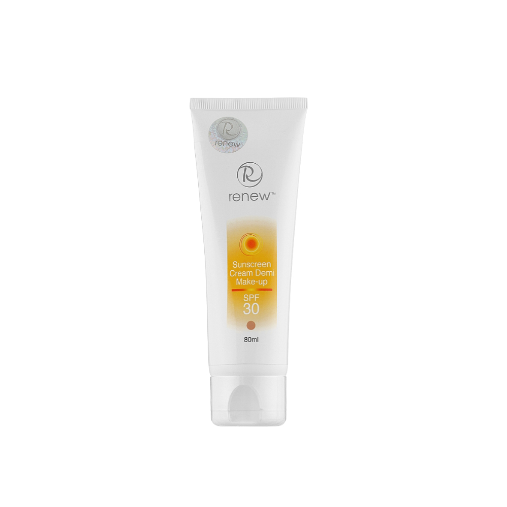 Крем-антиоксидант для обличчя сонцезахисний тональний Renew Sunscreen Cream Demi Make-Up SPF30 80 мл (9007080) Крем-антиоксидант для обличчя сонцезахисний тональний Renew Sunscreen Cream Demi Make-Up SPF30 80 мл (9007080)