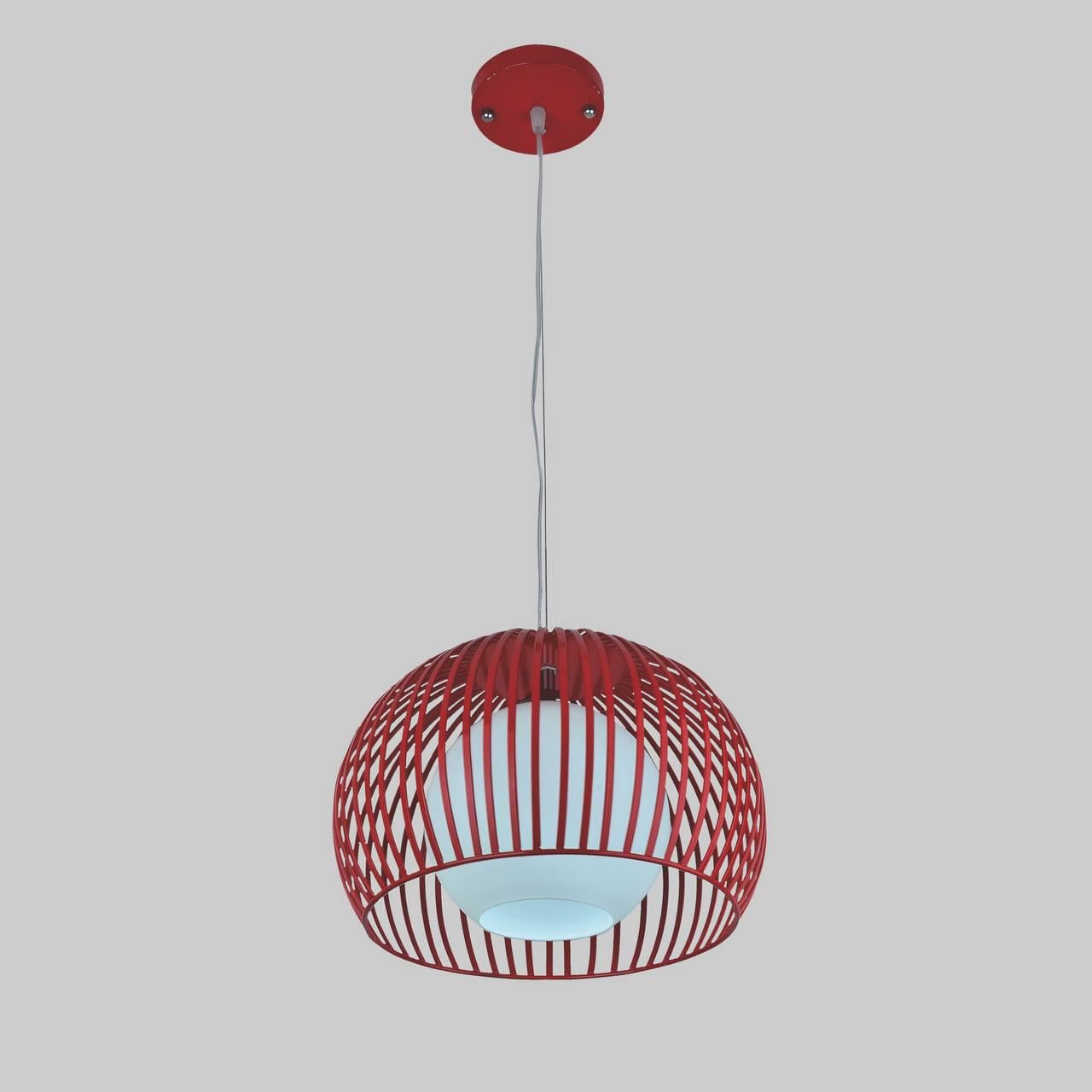 Люстра-подвес модерн на 1 лампу Красный (07-6330-1 red)