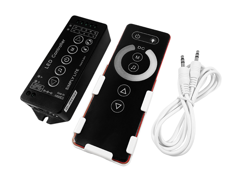 Диммер умный для светодиодной ленты Smart RF Music 12 A 5-24 V радио сенсорный 6 кнопок 2 канала (8059)