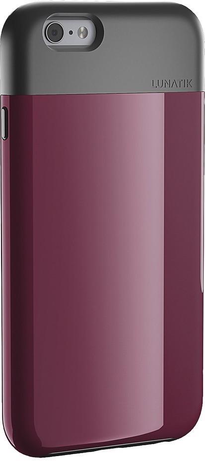 Чехол-накладка Lunatik FLAK for iPhone 6/6S Plus, Dark Raspberry (FLK6-5503)