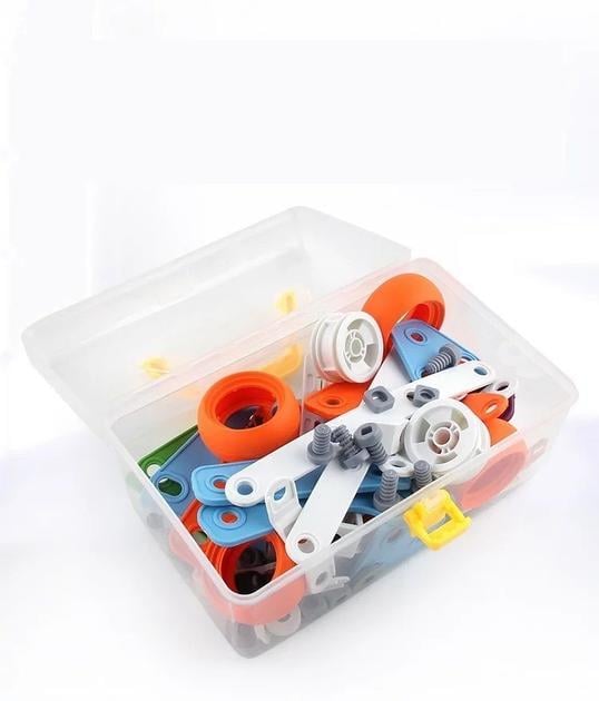 Конструктор машинки для мальчика Build and Play болтовой 5в1 самолет/машина/бульдозер/вертолет/мотоцикл (26607092) Конструктор машинки для мальчика Build and Play болтовой 5в1 самолет/машина/бульдозер/вертолет/мотоцикл (26607092)