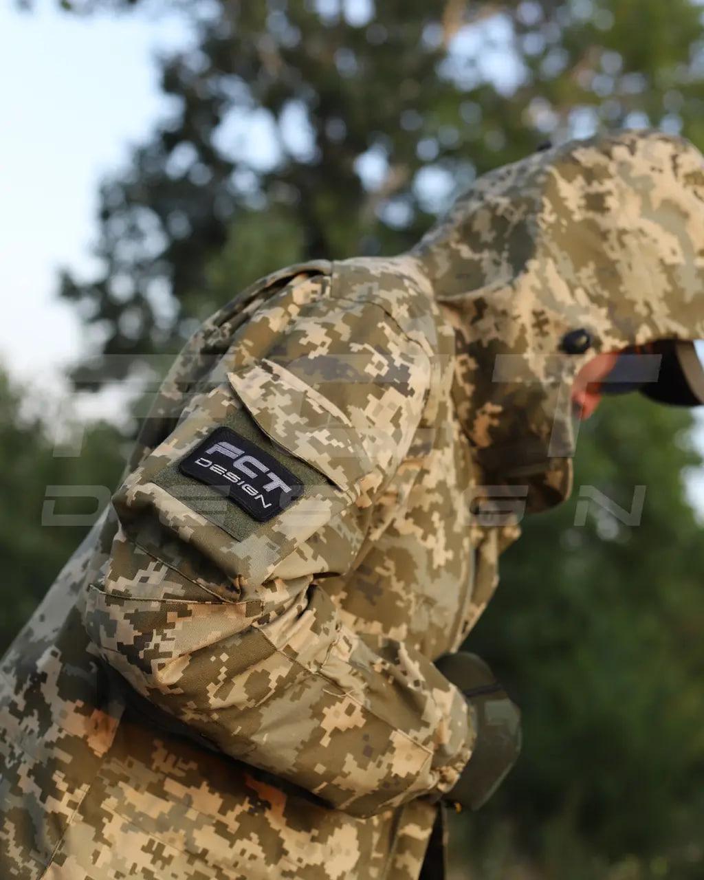 Костюм демисезонный с наколенниками и налокотниками FCT Design Горка 5 р. 40-42 Пиксель ВСУ - фото 10